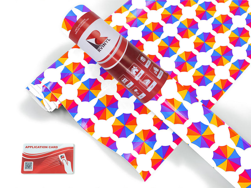 crowded day summertime Craft Vinyl Roll
