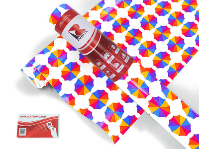 crowded day summertime Craft Vinyl Roll