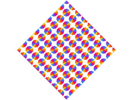 Crowded Day Summertime Vinyl Wrap Pattern