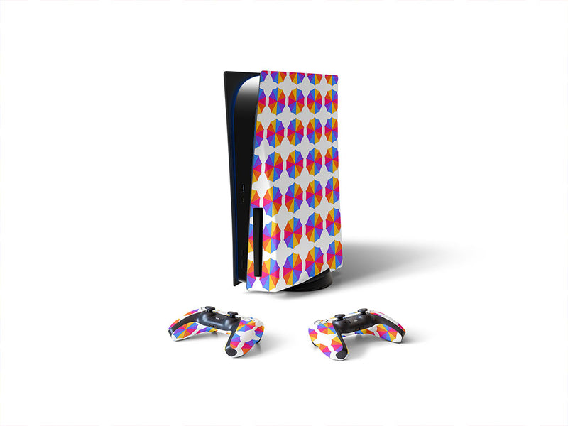 crowded day summertime Sony PS5 DIY Skin