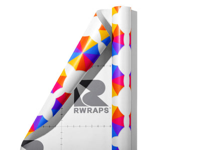 Crowded Day Summertime Wrap Film Sheets~Rwraps Series 914 Crowded Day Summertime Scrolled Sheet~3