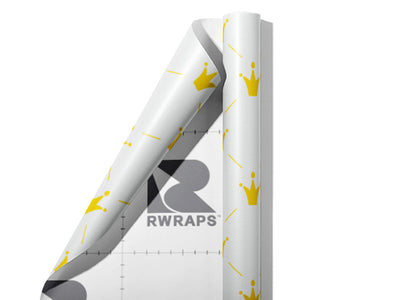 Crowned Pins Fantasy Wrap Film Sheets~Rwraps Series 914 Crowned Pins Fantasy Scrolled Sheet~3