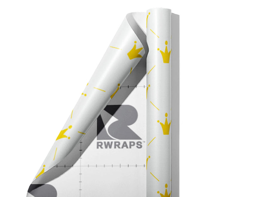 Crowned Pins Fantasy Wrap Film Sheets~Rwraps Series 914 Crowned Pins Fantasy Scrolled Sheet~3