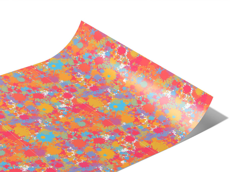Cruel Summer Paint Splatter Vinyl Wraps~Rwraps Series 914 Digitally Printed Vinyl Wrap~0