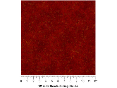 Crumbling Carmine Rust Vinyl Film Pattern Size 12 inch Scale~Rwraps Crumbling Carmine Rust Sizing Chart~3