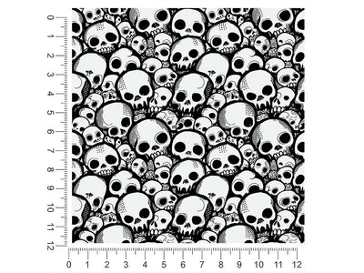 crushed catacomb skull and bones 1ft x 1ft Craft Sheets