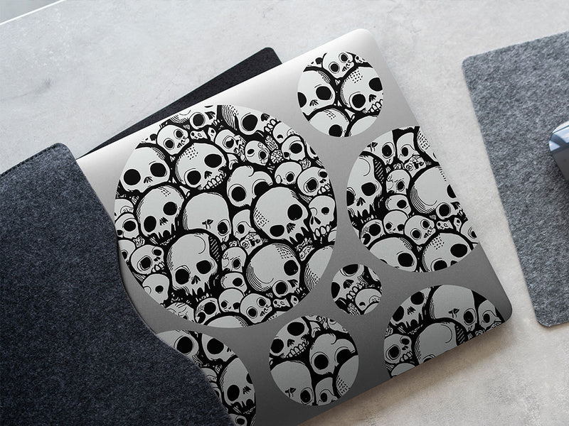 crushed catacomb skull and bones DIY Laptop Stickers
