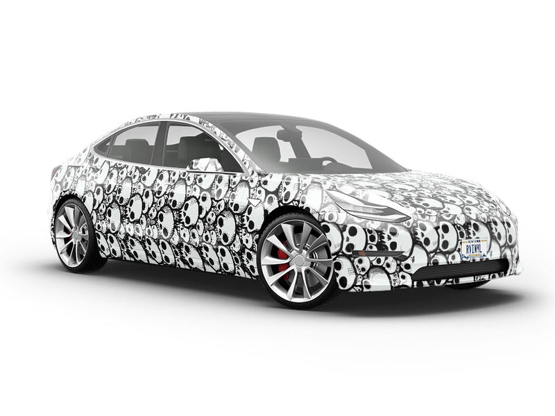 Crushed Catacomb Halloween Vehicle Vinyl Wrap