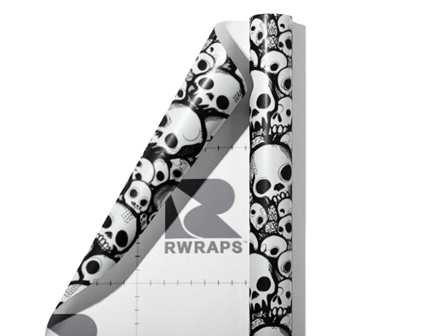 Crushed Catacomb Halloween Wrap Film Sheets~Rwraps Series 914 Crushed Catacomb Halloween Scrolled Sheet~3
