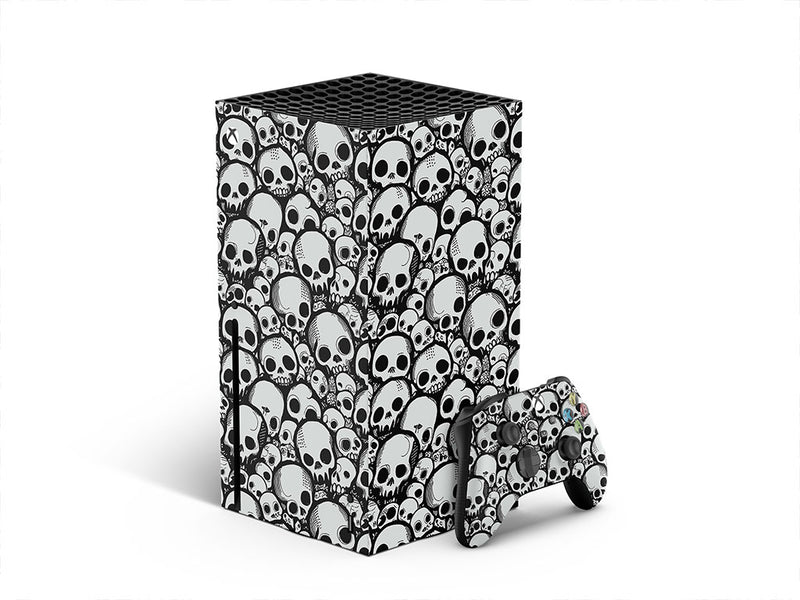 crushed catacomb skull and bones XBOX DIY Decal