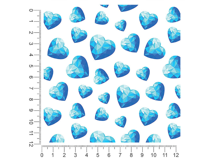 crystal tears heart 1ft x 1ft Craft Sheets