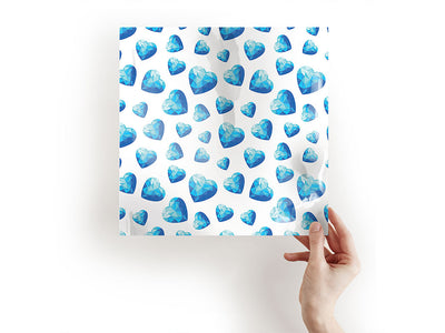 crystal tears heart Craft Sheets