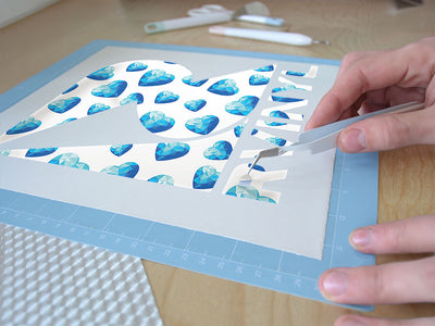crystal tears heart Easy Weed Craft Vinyl