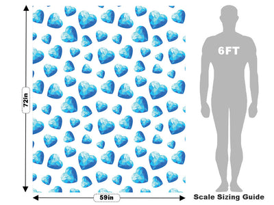 Crystal Tears Heart Vehicle Wrap Scale~Rwraps Series 914 Crystal Tears Heart Measurements~1