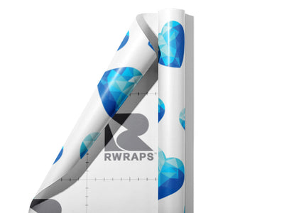 Crystal Tears Heart Wrap Film Sheets~Rwraps Series 914 Crystal Tears Heart Scrolled Sheet~3