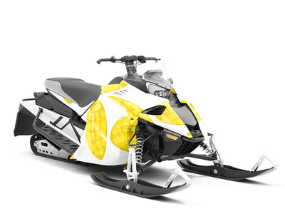 Cubed Sunset Fruit Custom Wrapped Snowmobile