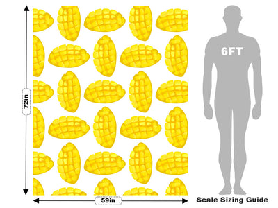 Cubed Sunset Fruit Vehicle Wrap Scale~Rwraps Series 914 Cubed Sunset Fruit Measurements~1