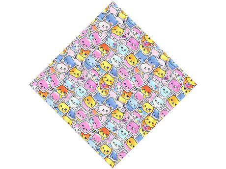 Cuddly Kittens Sticker Bomb Vinyl Wrap Pattern