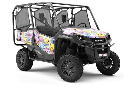 Cuddly Kittens Sticker Bomb Utility Vehicle Vinyl Wrap