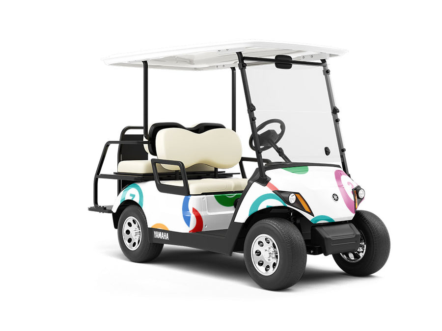 Cue Up Sport Wrapped Golf Cart
