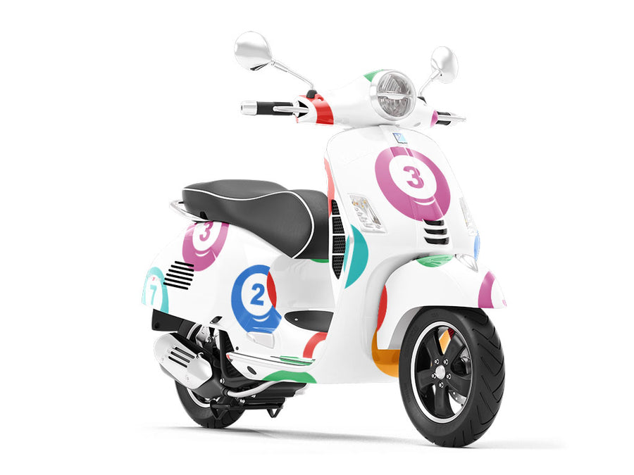 Cue Up Sport Vespa Scooter Wrap Film