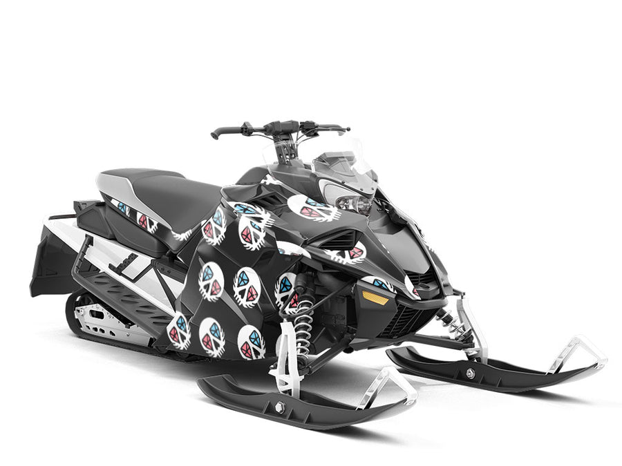 Cursed Gems Halloween Custom Wrapped Snowmobile