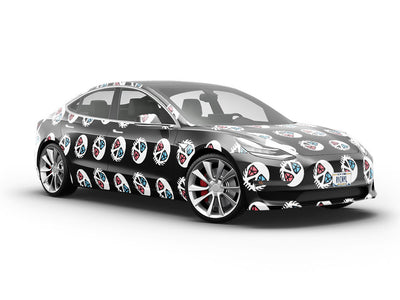 Cursed Gems Halloween Vehicle Vinyl Wrap
