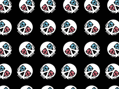 Cursed Gems Halloween Vinyl Wrap Pattern~Rwraps Series 914 Digitally Printed Vinyl Wrap~0