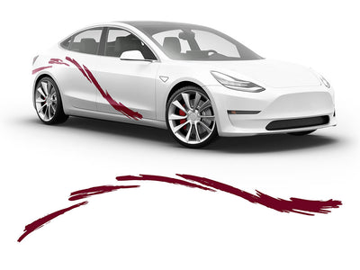 3M Burgundy Curves Body Graphic~Full Side Auto Decal Kit~0