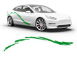 3M Bright Green Curves Body Graphic~Full Side Auto Decal Kit~0