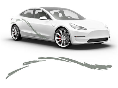 3M Light Gray Curves Body Graphic~Full Side Auto Decal Kit~0
