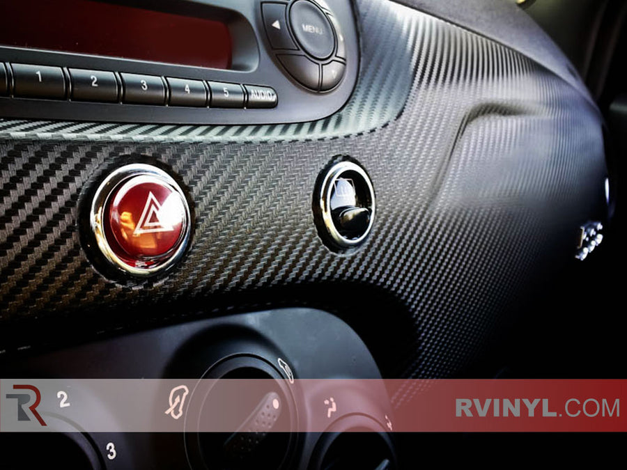Custom Matte Carbon Fiber Dash Kit Vinyl Wrap