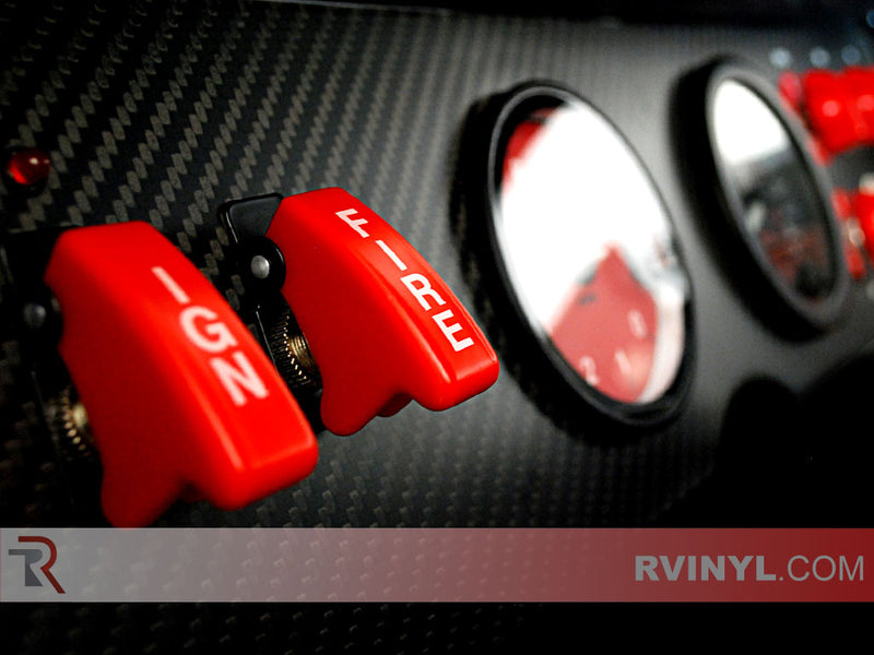 Custom Carbon Fiber Dash Kit Vinyl Wrap