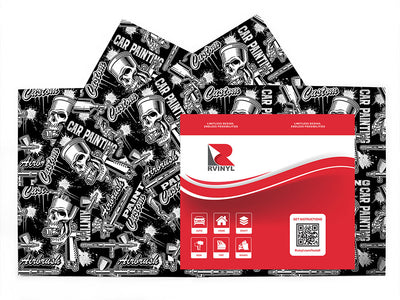 custom paint gearhead Craft Vinyl Sheet Pack