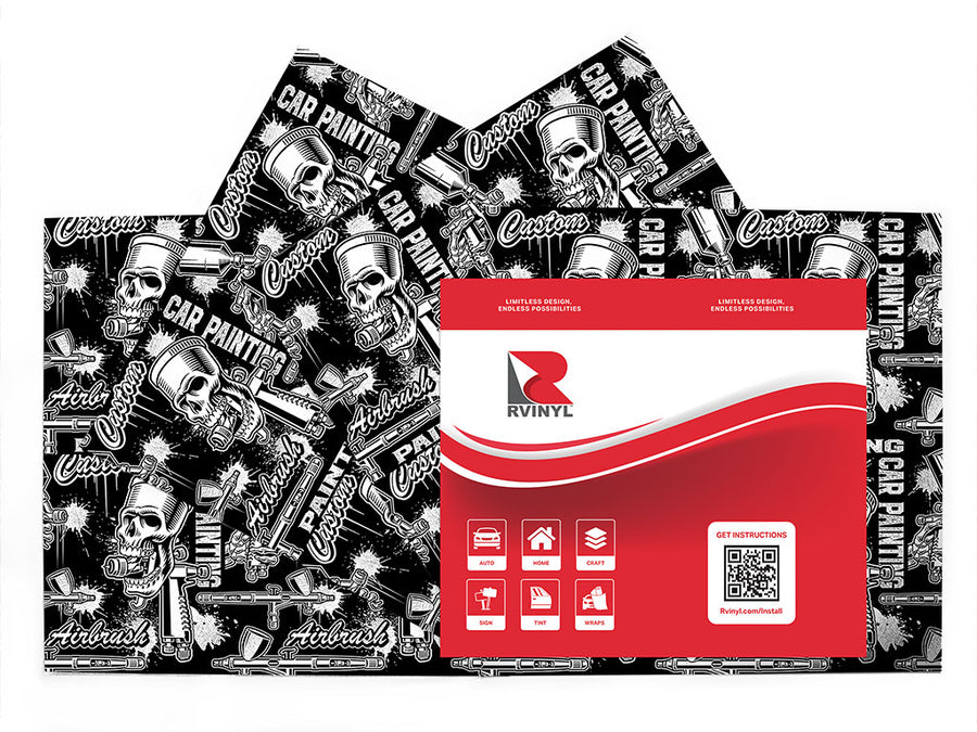 custom paint gearhead Craft Vinyl Sheet Pack