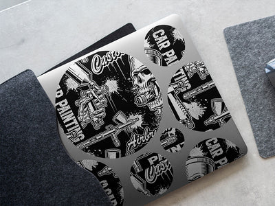 custom paint gearhead DIY Laptop Stickers