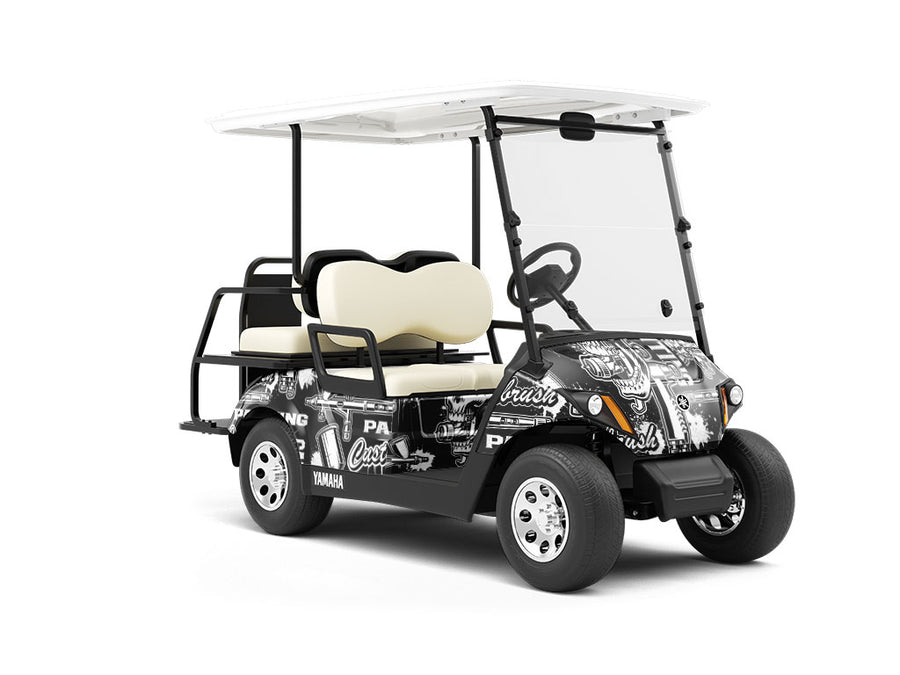 Custom Paint Cars Wrapped Golf Cart