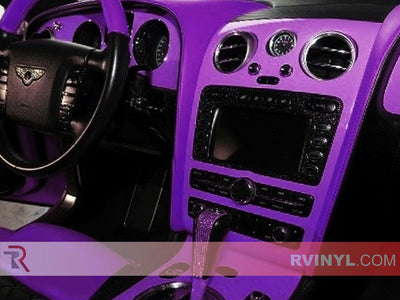 Custom Purple Dash Kit Vinyl Wrap