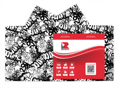 cut and run graffiti Craft Vinyl Sheet Pack