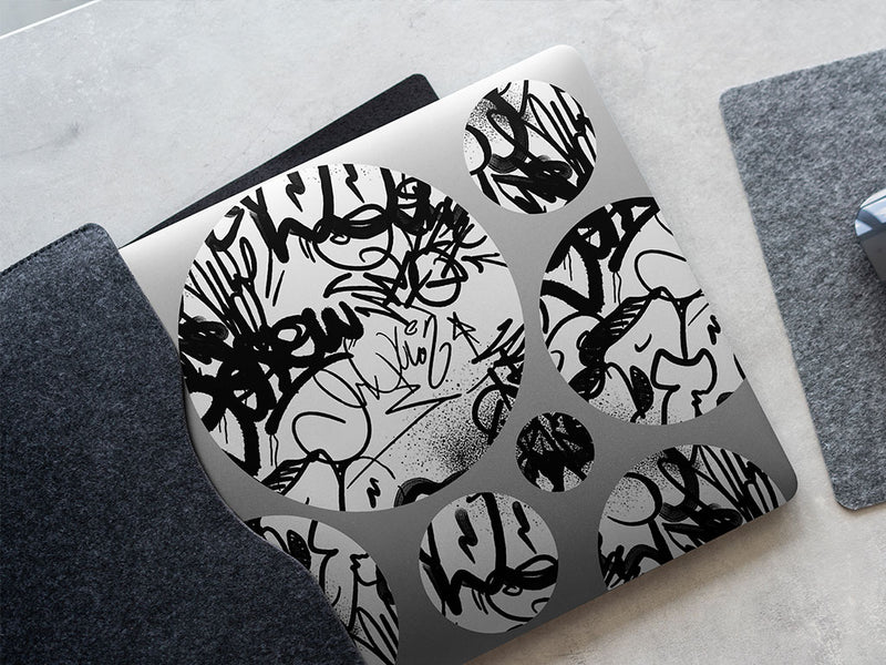 cut and run graffiti DIY Laptop Stickers