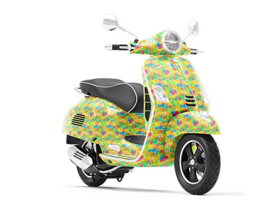 Cut It Out Graffiti Vespa Scooter Wrap Film