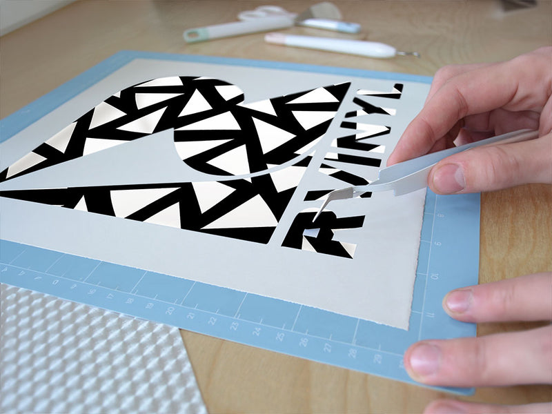 cut out mosaic Easy Weed Craft Vinyl