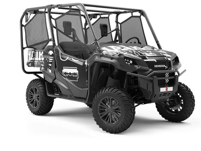 Cut Up Barber Utility Vehicle Vinyl Wrap