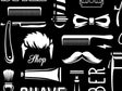 Cut Up Barber Vinyl Wrap Pattern~Rwraps Series 914 Digitally Printed Vinyl Wrap~0