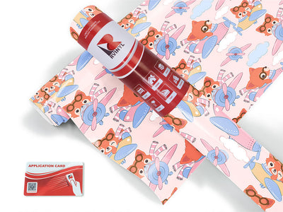cute aviators animal Craft Vinyl Roll