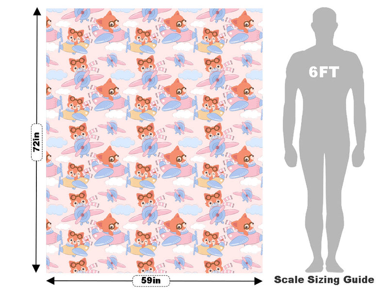 Cute Aviators Animal Vehicle Wrap Scale~Rwraps Series 914 Cute Aviators Animal Measurements~1