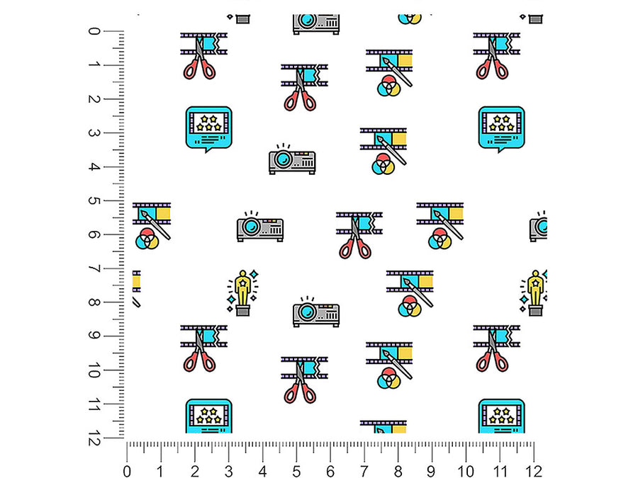 cutting room movie 1ft x 1ft Craft Sheets