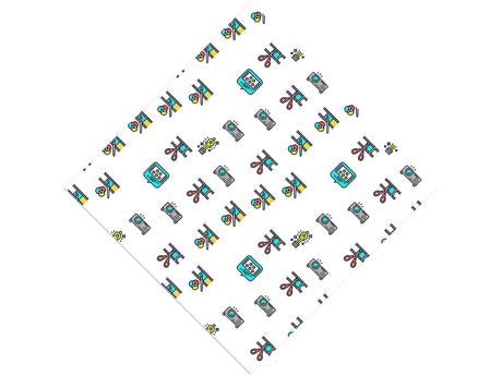 Cutting Room Movie Vinyl Wrap Pattern