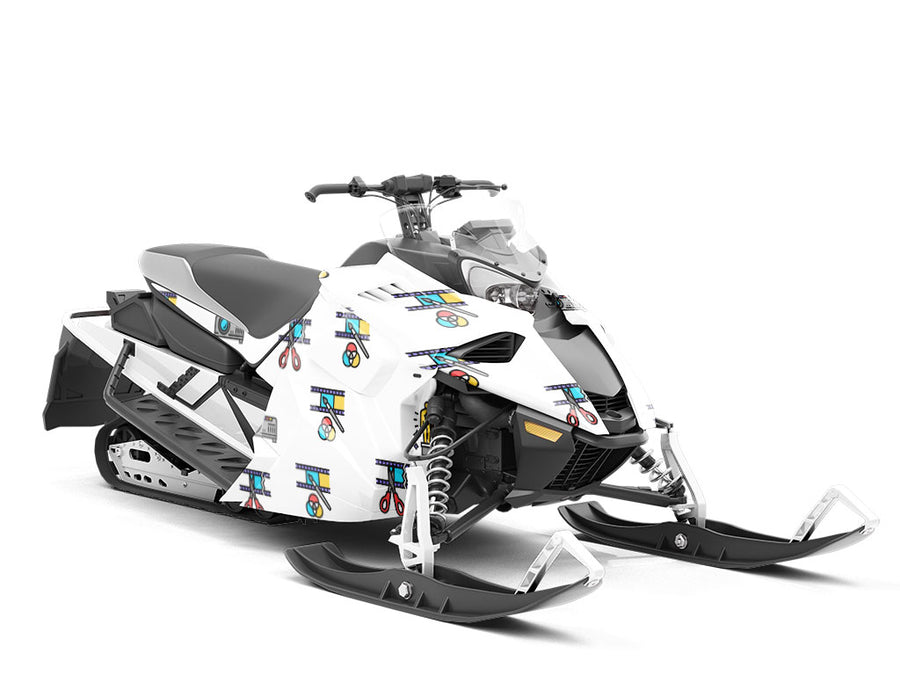 Cutting Room Movie Custom Wrapped Snowmobile