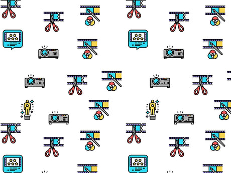 Cutting Room Movie Vinyl Wrap Pattern~Rwraps Series 914 Digitally Printed Vinyl Wrap~0